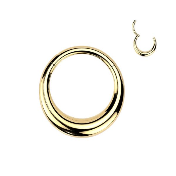 Basic Wide Titanium Gold 1.2mm-Rengas