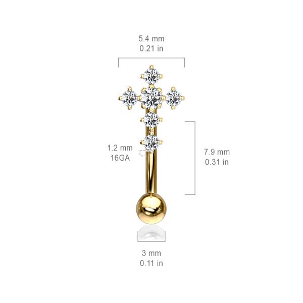 Cross Clear Gold 1.2mm-Banaanikoru-2