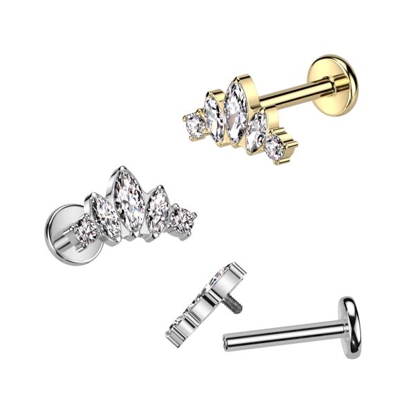 Diadem Titanium Clear 1.2mm-Labret-2