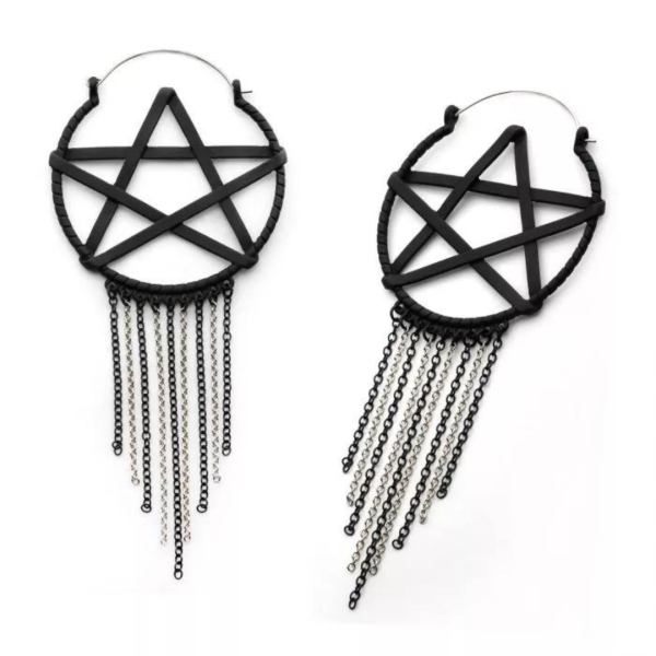 Pentagram and Chains -Korvakorut