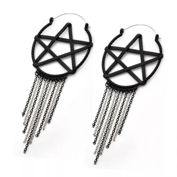 Pentagram and Chains -Korvakorut-2