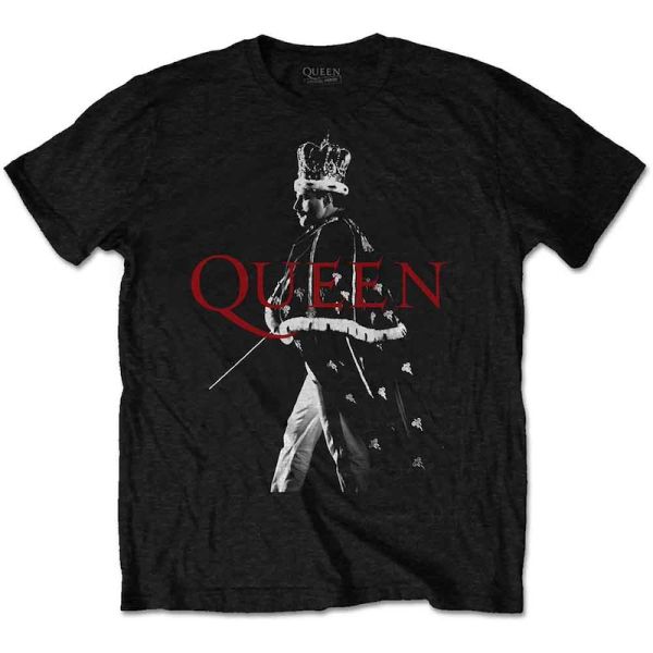 Queen Freddie Crown T-Paita-1