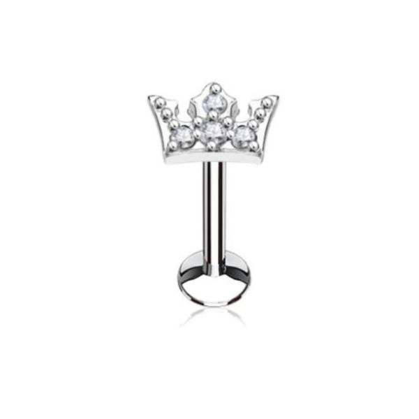 Queenie Clear Steel 1.2mm-Labret