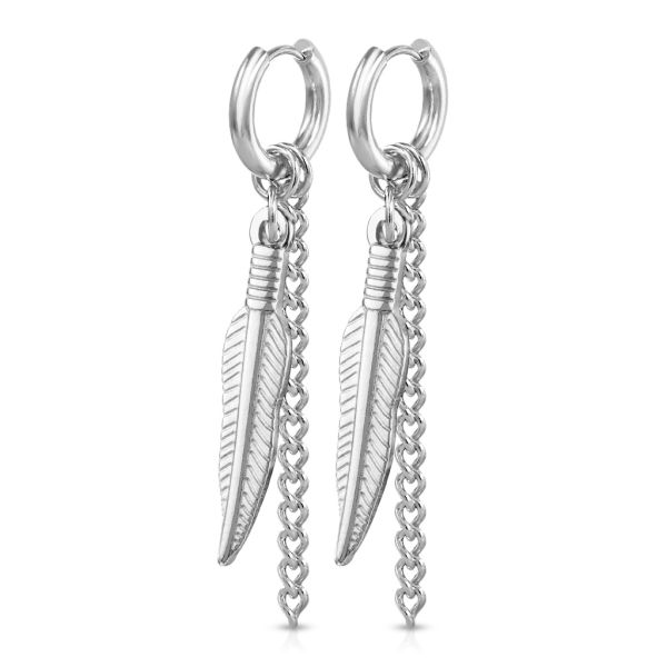 Feather and Chain Steel-Korvakorut