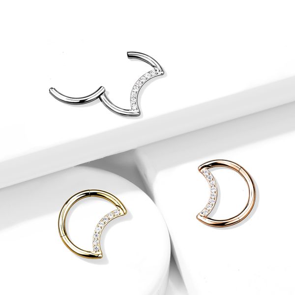 Lunetta Titanium Clear Gold 1,2mm-Rengas-3