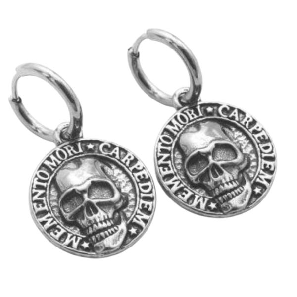 Memento Mori Skull-Korvakorut