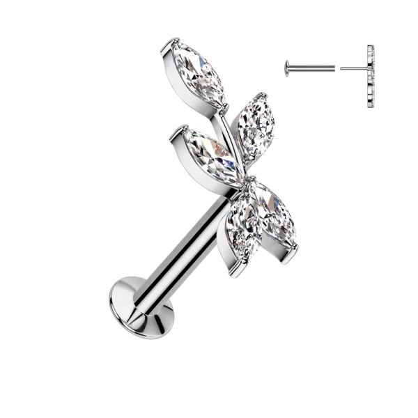 Rowan Clear Steel 1.2mm-Labret
